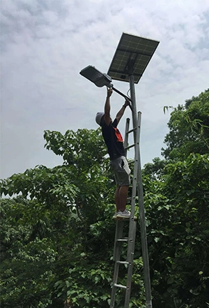 23 Feet Pole 40w LED Solar Street Light in Bangladesh